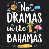 No Dramas In Bahamas Summer Vacation Beach Gift Hat thumb 2