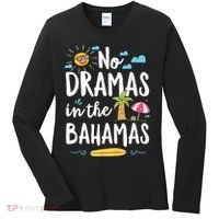 No Dramas In Bahamas Summer Vacation Beach Gift Women's Long Sleeve Shirt thumb 0