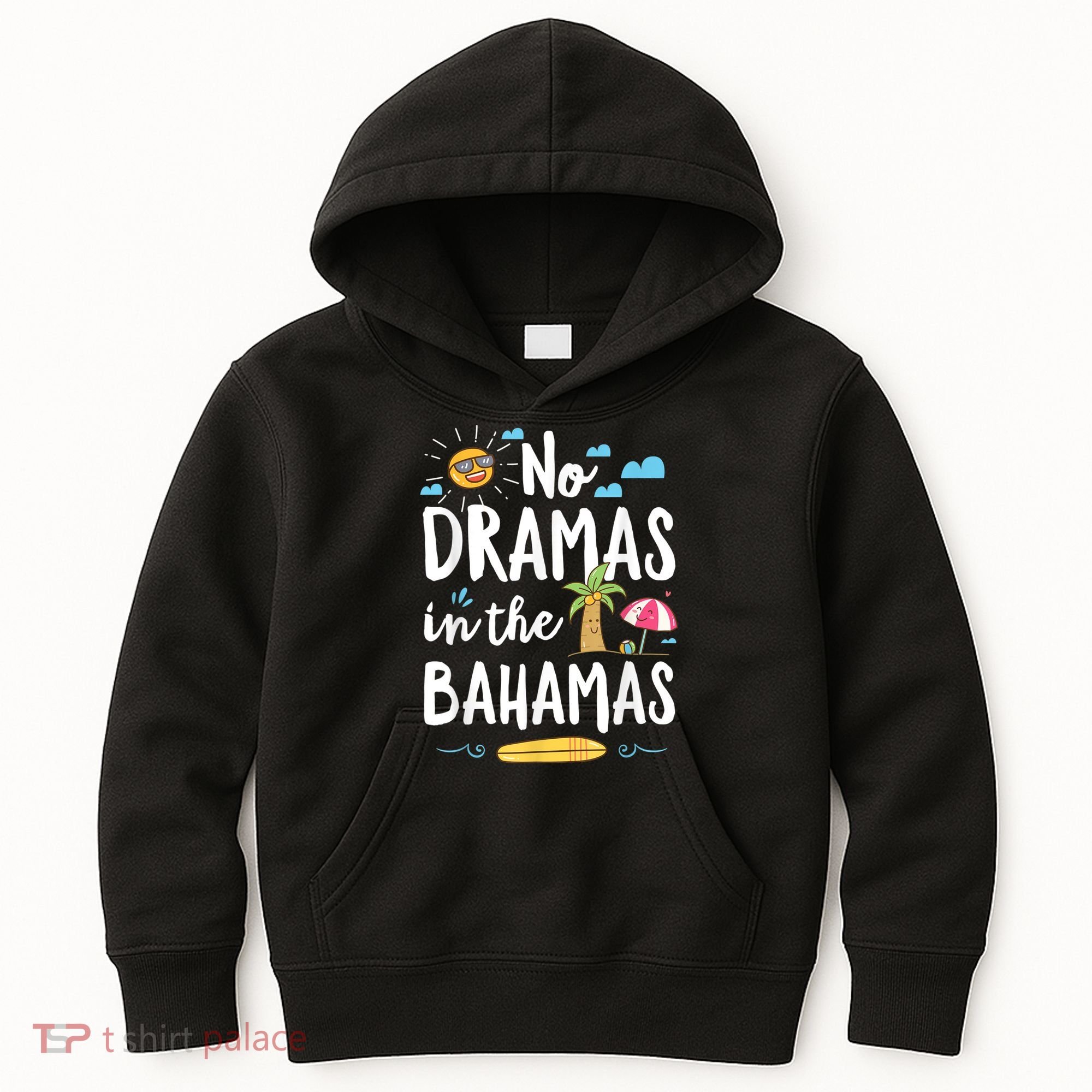 No Dramas In Bahamas Summer Vacation Beach Gift Kids Hoodie