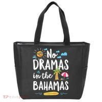 No Dramas In Bahamas Summer Vacation Beach Gift Tote Bag thumb 0
