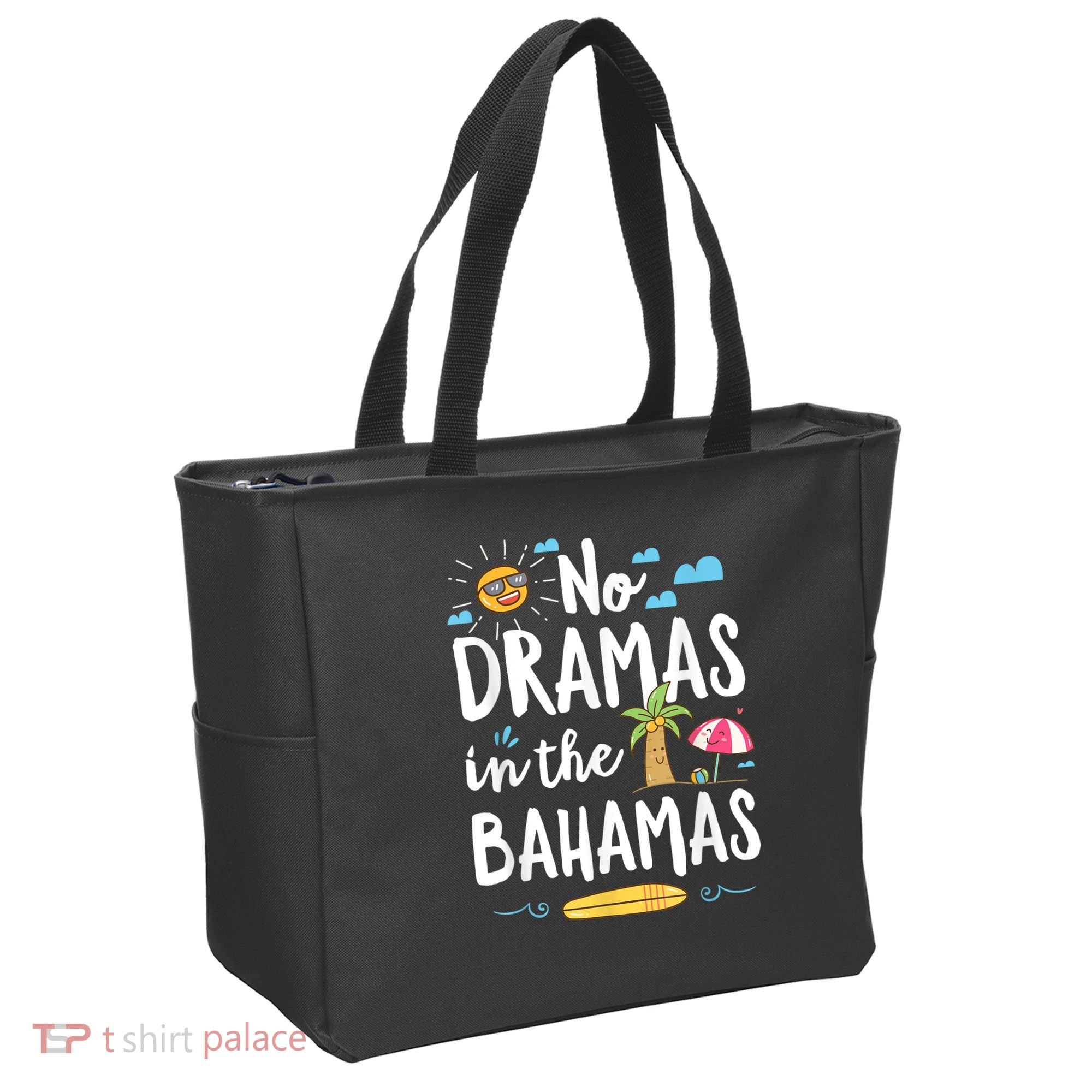 No Dramas In Bahamas Summer Vacation Beach Gift Tote Bag