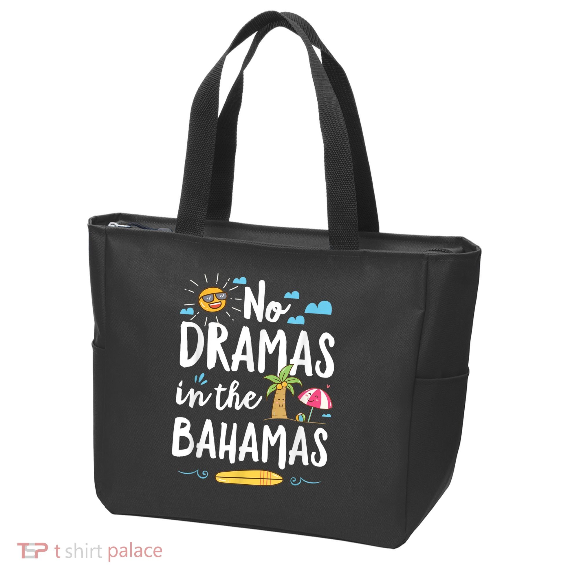 No Dramas In Bahamas Summer Vacation Beach Gift Tote Bag