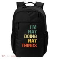 Nat Doing Nat Things Personalized Backpack thumb 0