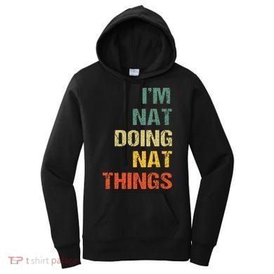 Nat Doing Nat Things Personalized Women's Hoodie