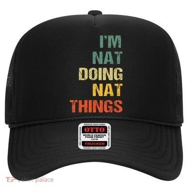 Nat Doing Nat Things Personalized Hat