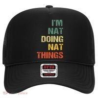 Nat Doing Nat Things Personalized Hat thumb 0