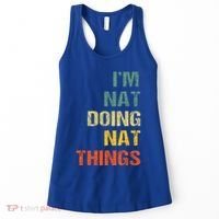 Nat Doing Nat Things Personalized Women's Tank Top thumb 0