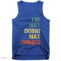 Nat Doing Nat Things Personalized Tank Top thumb 0