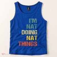 Nat Doing Nat Things Personalized Tank Top thumb 2