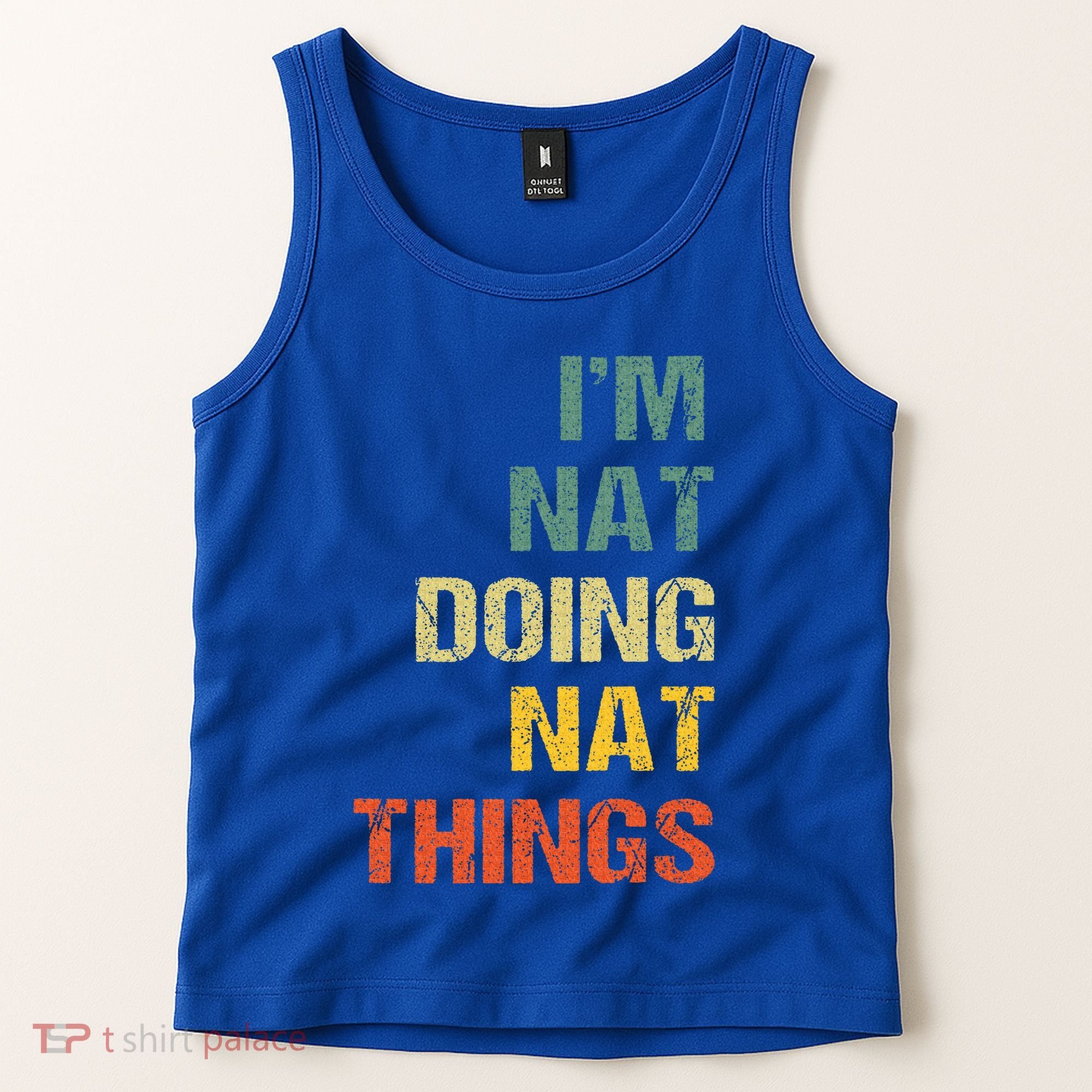 Nat Doing Nat Things Personalized Tank Top
