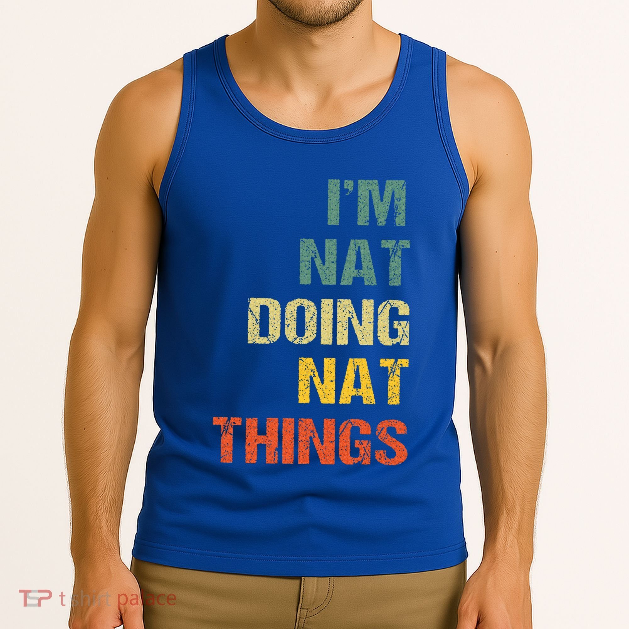 Nat Doing Nat Things Personalized Tank Top