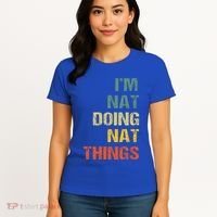 Nat Doing Nat Things Personalized Women's T-Shirt thumb 4