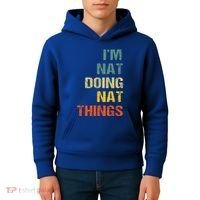 Nat Doing Nat Things Personalized Kids Hoodie thumb 4