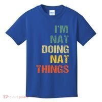Nat Doing Nat Things Personalized Kids T-Shirt thumb 0