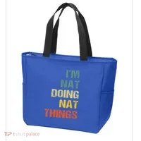 Nat Doing Nat Things Personalized Tote Bag thumb 3