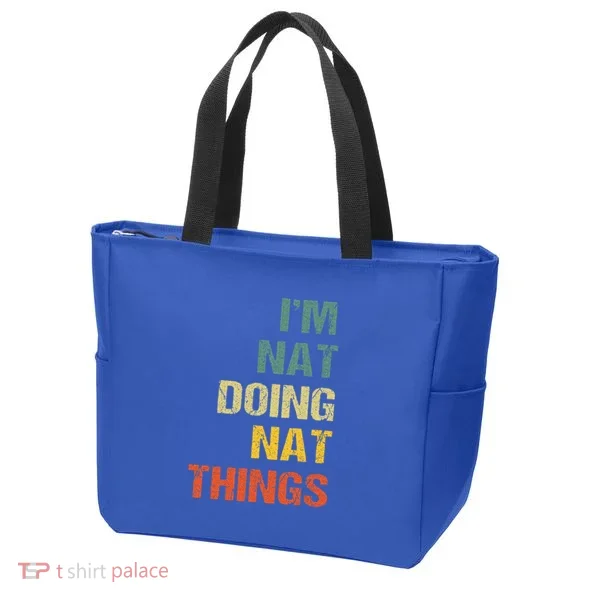 Nat Doing Nat Things Personalized Tote Bag
