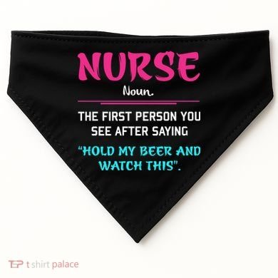 Nurse Definition USA-Made Doggie Bandana