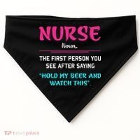 Nurse Definition USA-Made Doggie Bandana thumb 0