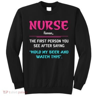 Nurse Definition Sweatshirt