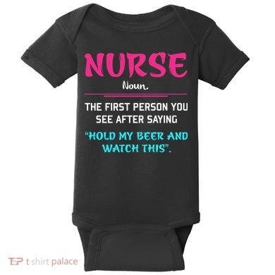 Nurse Definition Baby Bodysuit