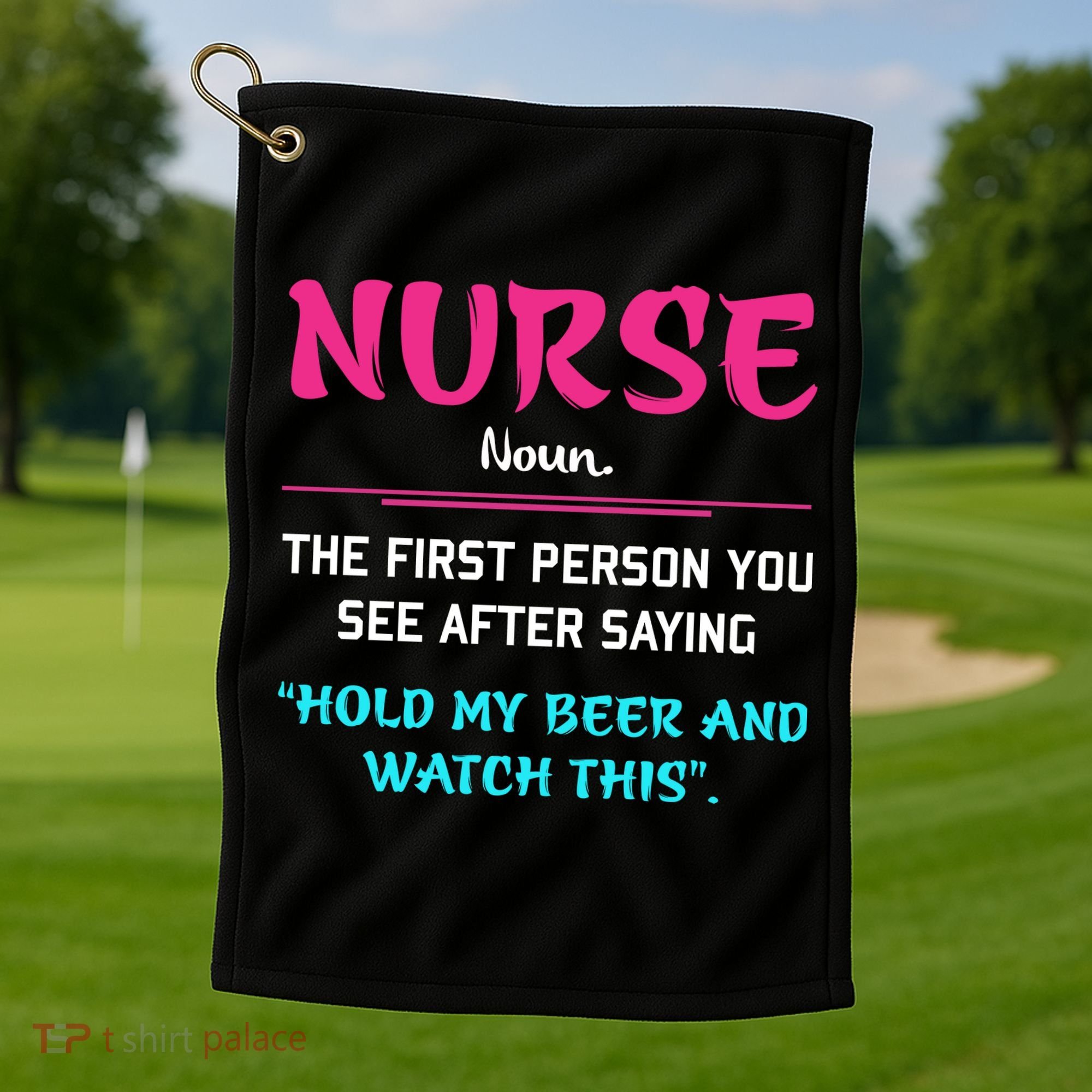 Nurse Definition Golf Towel