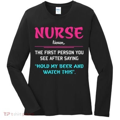 Nurse Definition Women's Long Sleeve Shirt