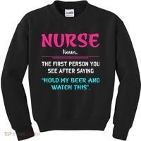 Nurse Definition Kids Sweatshirt thumb 0