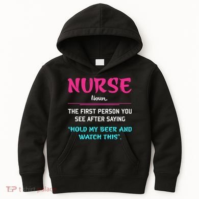 Nurse Definition Kids Hoodie