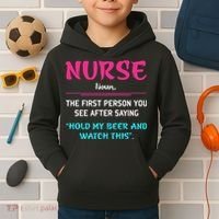 Nurse Definition Kids Hoodie thumb 2