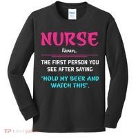 Nurse Definition Kids Long Sleeve Shirt thumb 0