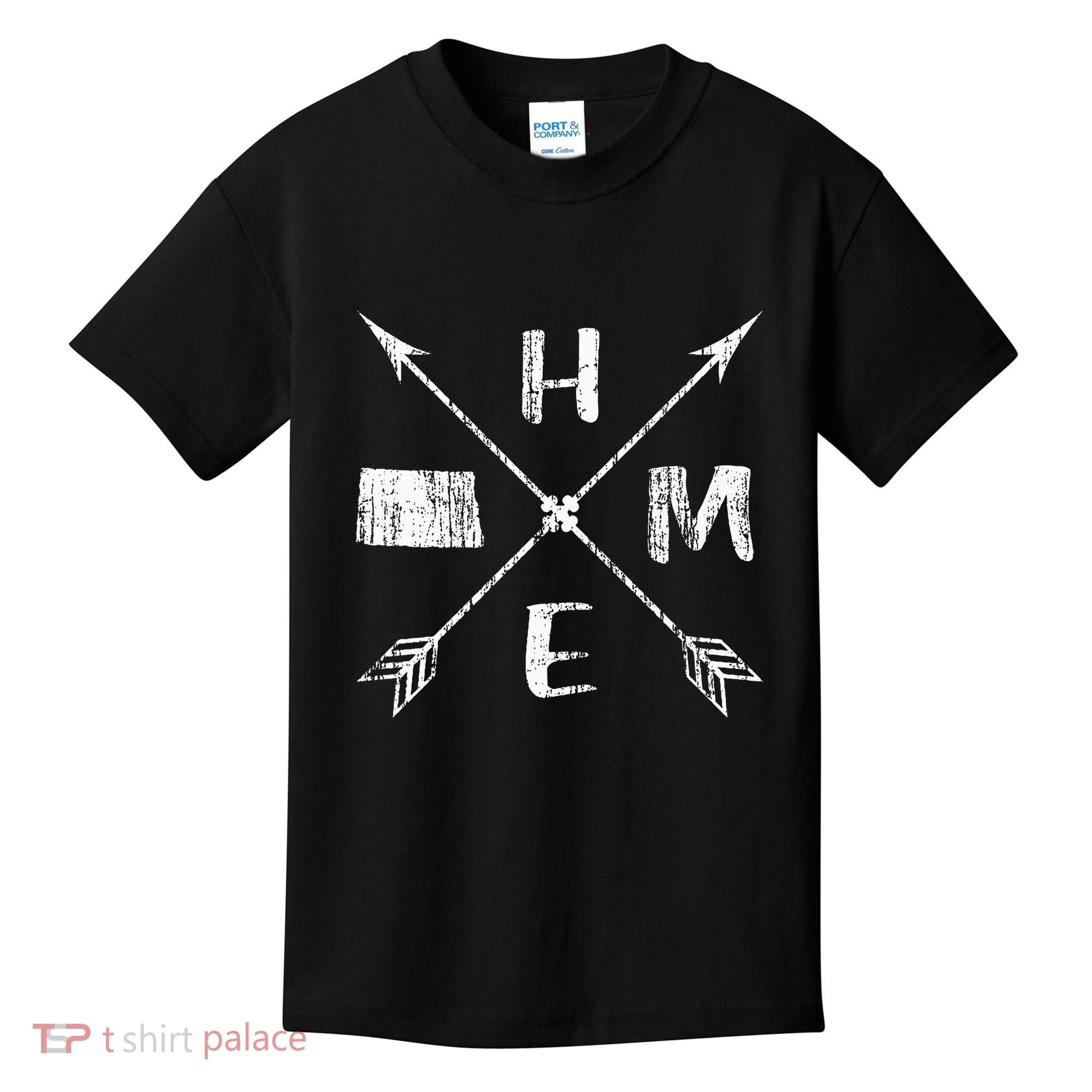 North Dakota North Dakota Home State Kids T-Shirt