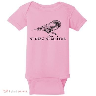 Ni Dieu Ni Maitre Baby Bodysuit