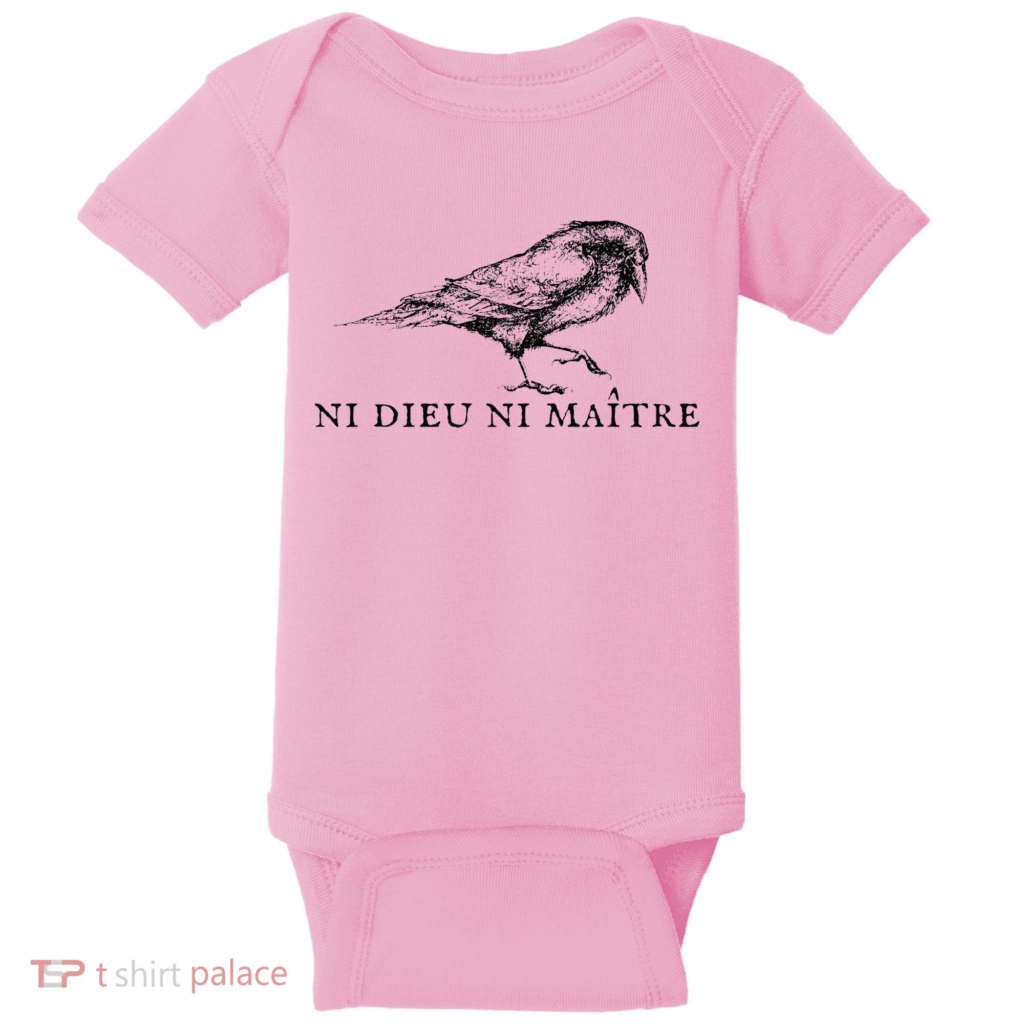 Ni Dieu Ni Maitre Baby Bodysuit