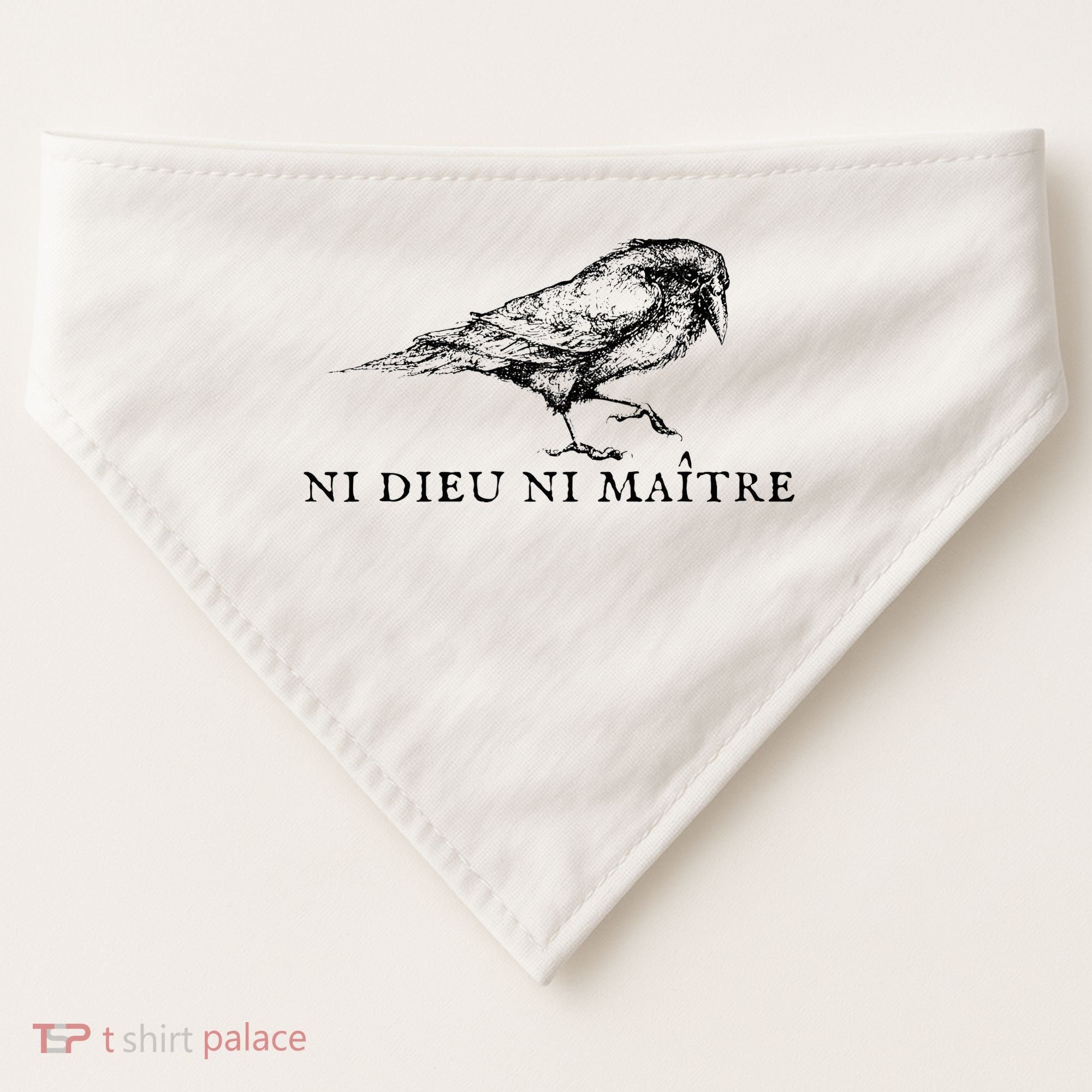 Ni Dieu Ni Maitre USA-Made Doggie Bandana