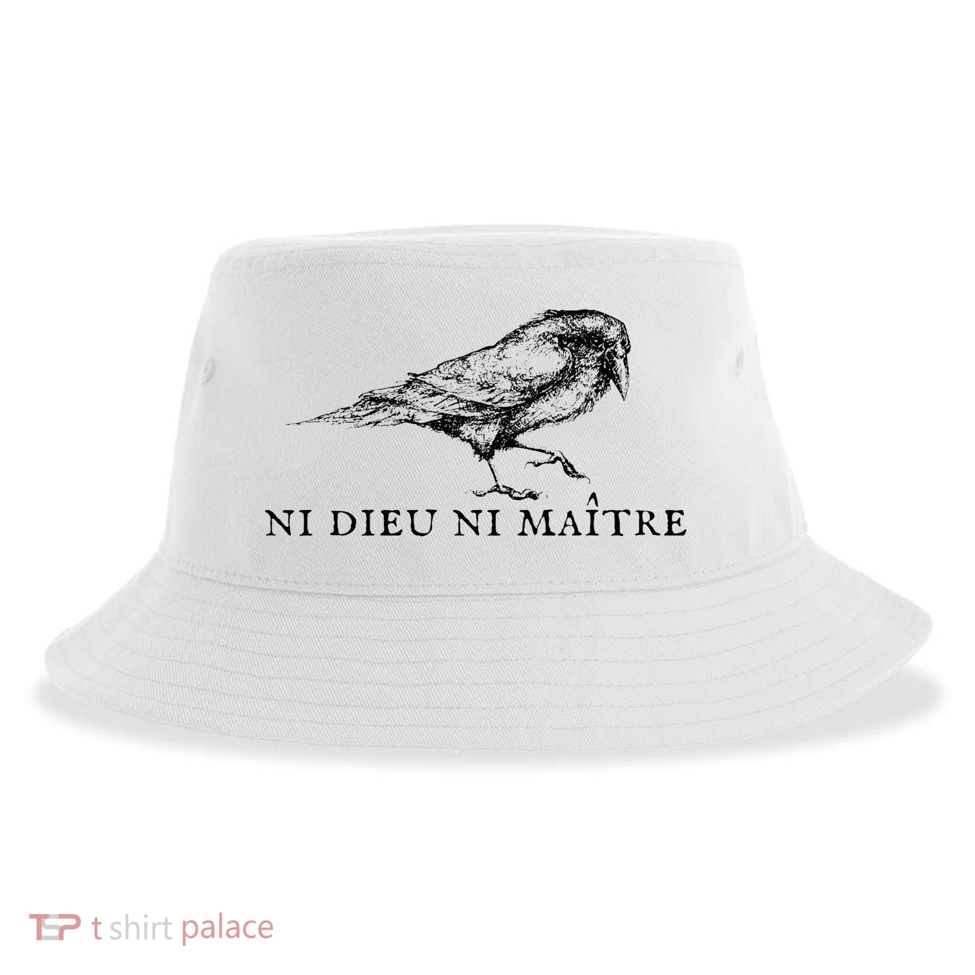 Ni Dieu Ni Maitre Sustainable Bucket Hat