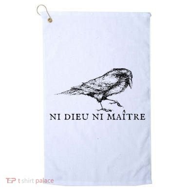 Ni Dieu Ni Maitre Golf Towel