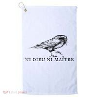 Ni Dieu Ni Maitre Golf Towel thumb 0