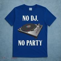 No Dj No Party Retro Vintage Dj Djane Vinyl Turntables Meaningful Gift T-Shirt thumb 5