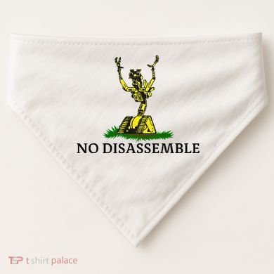 No Disassemble USA-Made Doggie Bandana