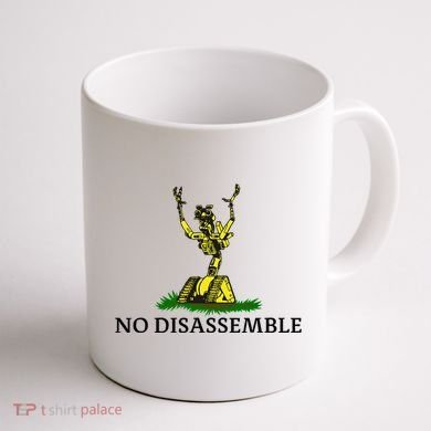 No Disassemble Coffee Mug back
