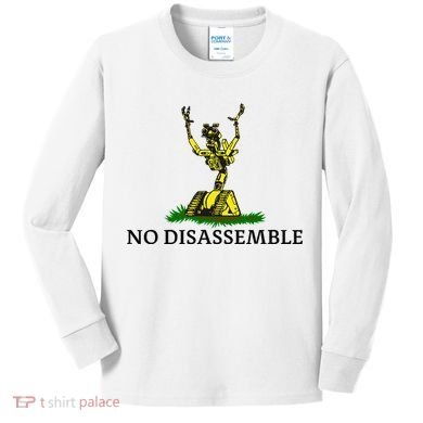 No Disassemble Kids Long Sleeve Shirt