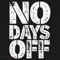 No Days Off Motivational Fitness Quote Women's Hoodie thumb 2