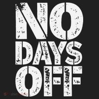 No Days Off Motivational Fitness Quote Kids Long Sleeve Plaid Pajama Set thumb 2