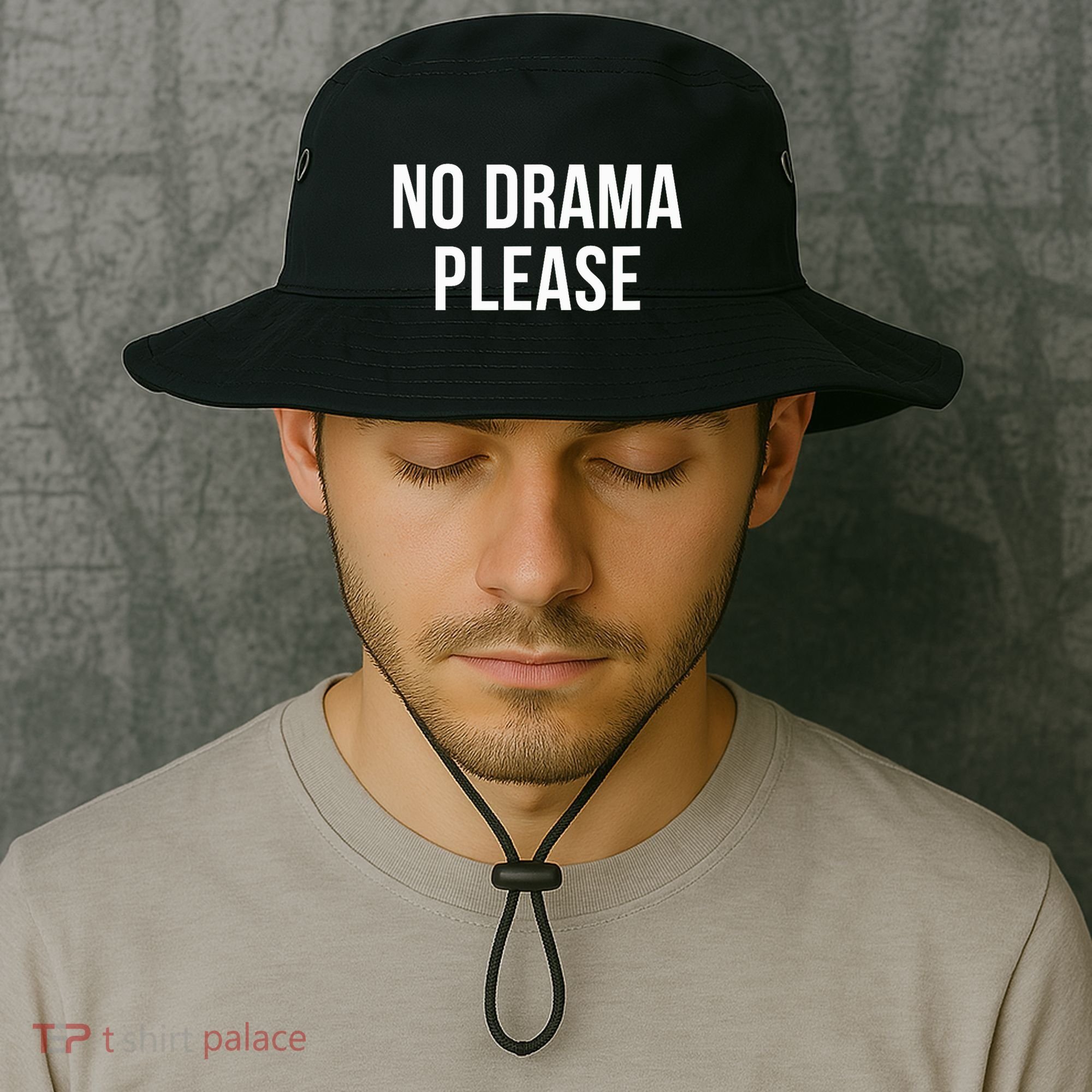 No Drama Please Bucket Hat