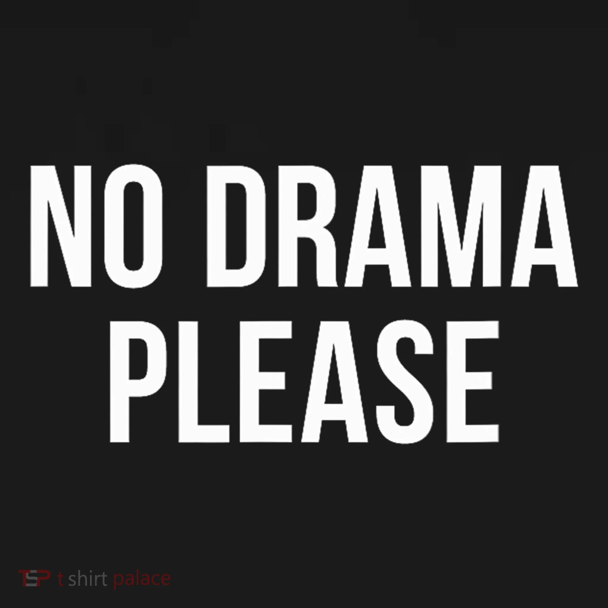 No Drama Please Mousepad