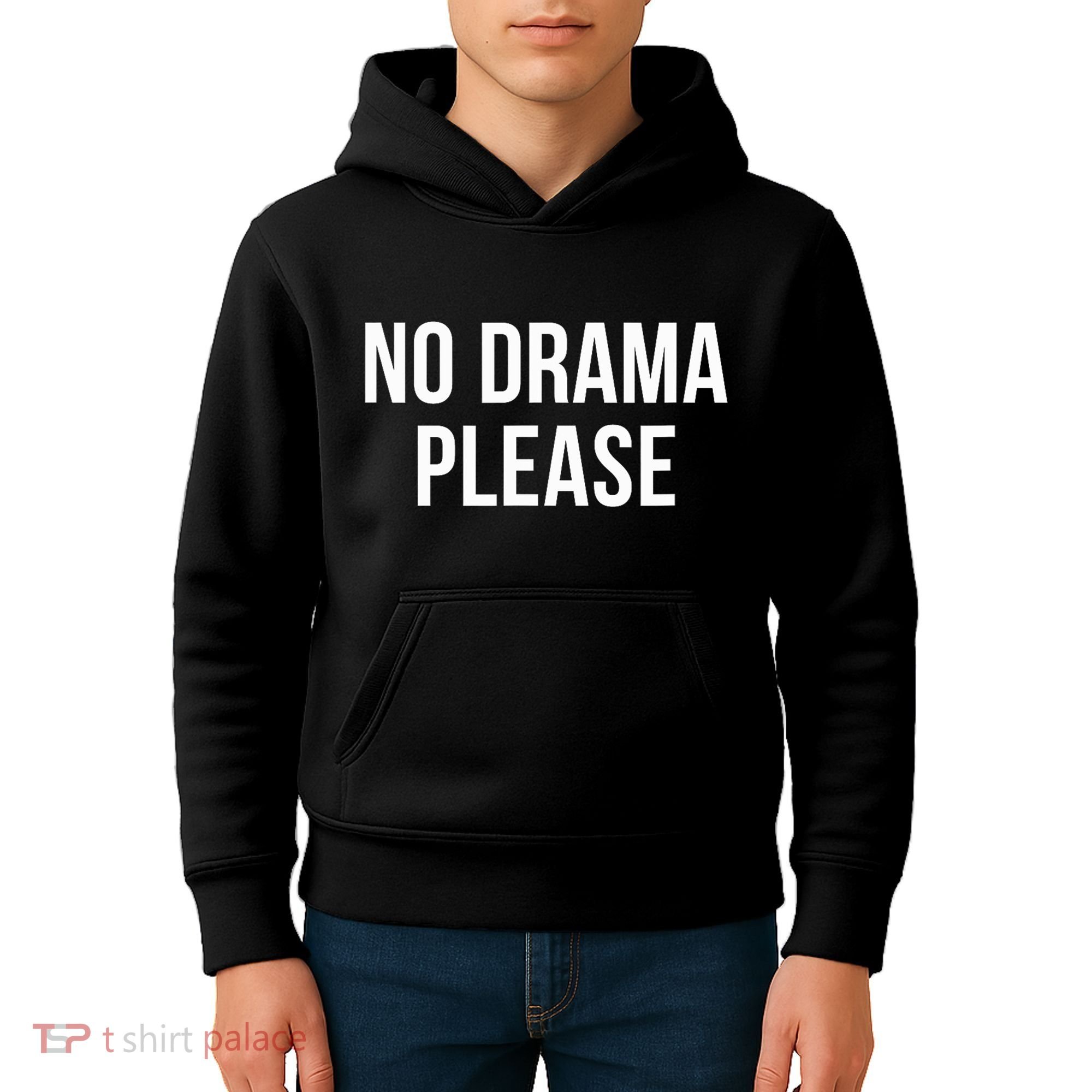 No Drama Please Kids Hoodie