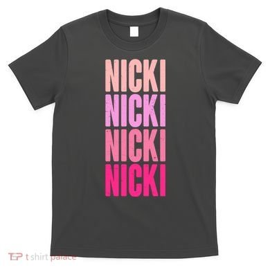 Nicki Distressed Pink Design T-Shirt