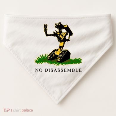No Disassemble Robot USA-Made Doggie Bandana