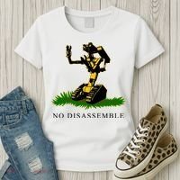 No Disassemble Robot Women's T-Shirt thumb 3