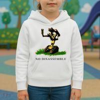 No Disassemble Robot Kids Hoodie thumb 3